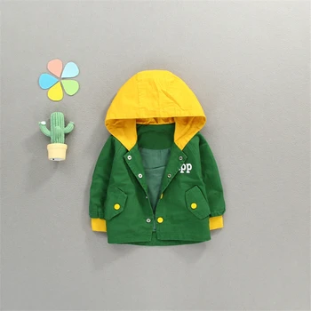 

New Spring Autumn Children Boy's Jackets Coats Kids Active clothing Windproof Boys outwears High Quality clothing