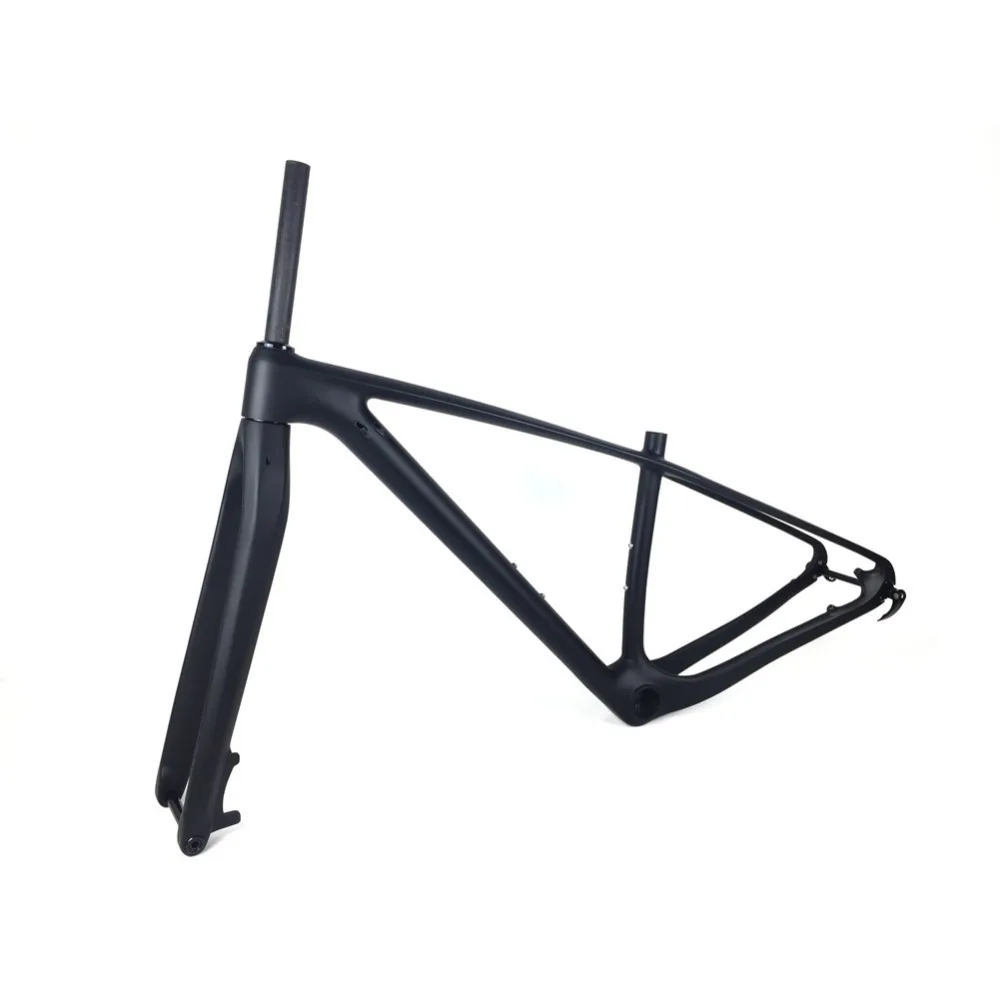 Discount Spcycle 29er Carbon Mountain Bike Frameset 27.5er T1000 Carbon MTB Bicycle Frame And Fork PF30 Headset Thru Axle Clamp As Gift 3