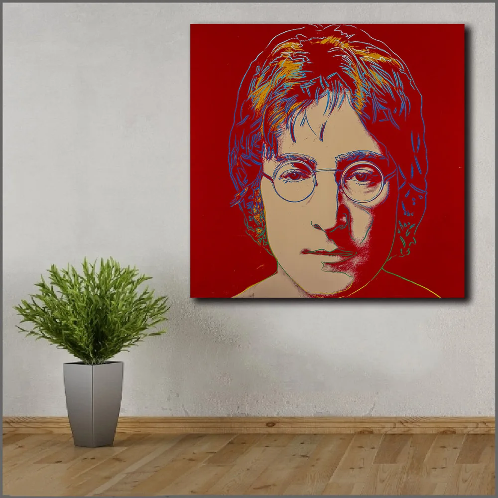 John Lennon Abstract Canvas Print Framed Iconic Music Wall Art Picture