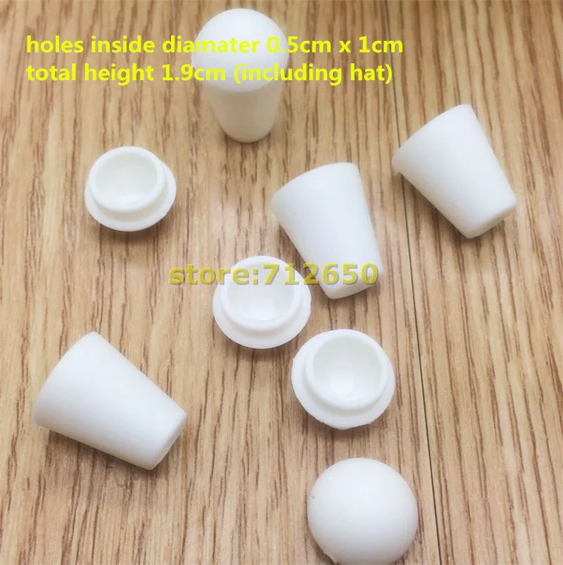 

Free shipping cord end in white color spring string stopper plastic cord stopper end plastic bell 100 pcs/lot