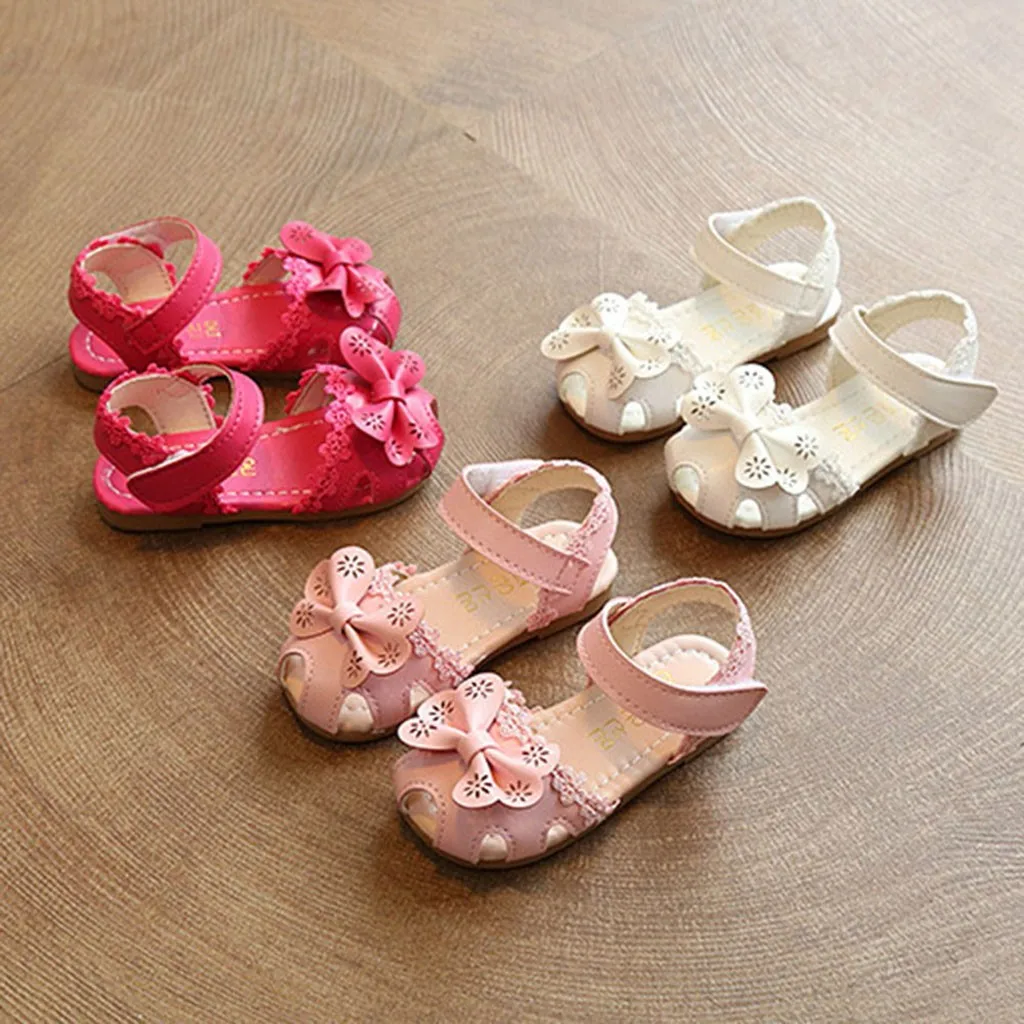 Летние детская обувь для девочек цветочный босоножки Кроссовки кружево Pricness повседневное тонкие туфли обувь