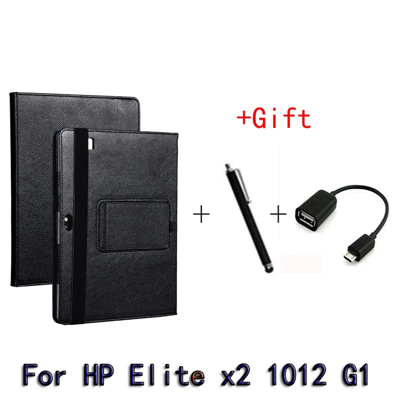 Из искусственной кожи чехол Подставка для hp Touc ad Elite x2 1012 G1 12 дюймов раскладушка