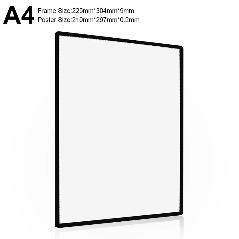 A4 Tempered Glass Advertising Light Box High Quality Led Menu Light Boxes Illuminated Billboard Restaurant Price List Light Box