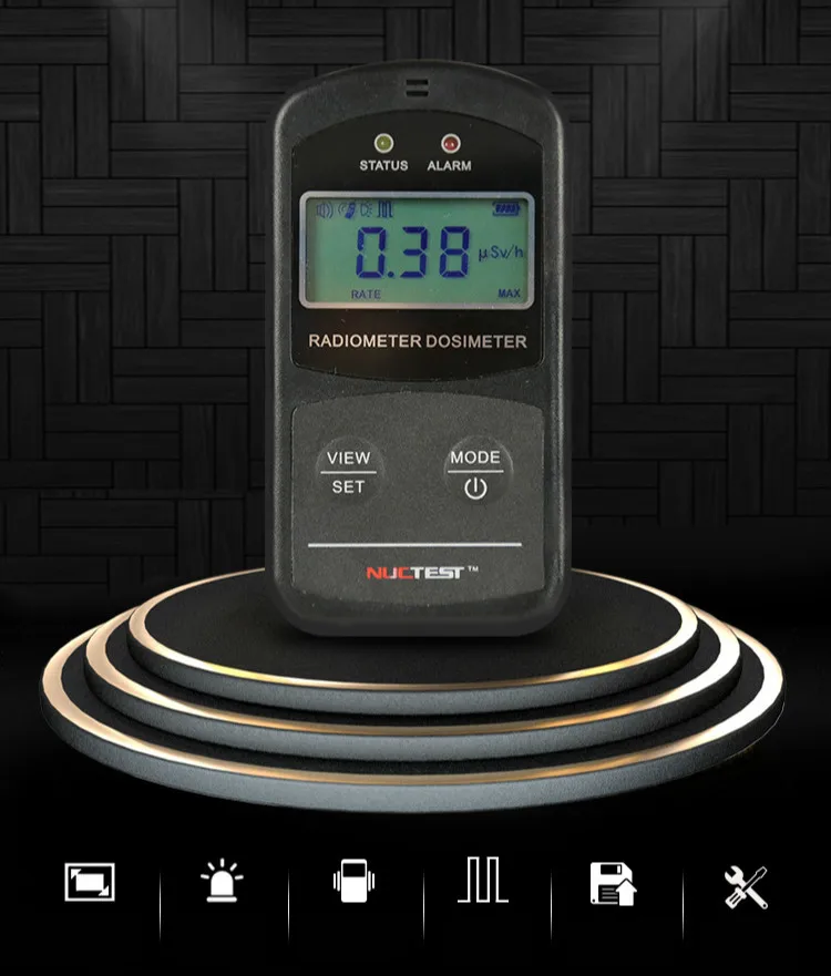 NT6102(p01) economical radiation detector personal radiation dose alarm radiometer