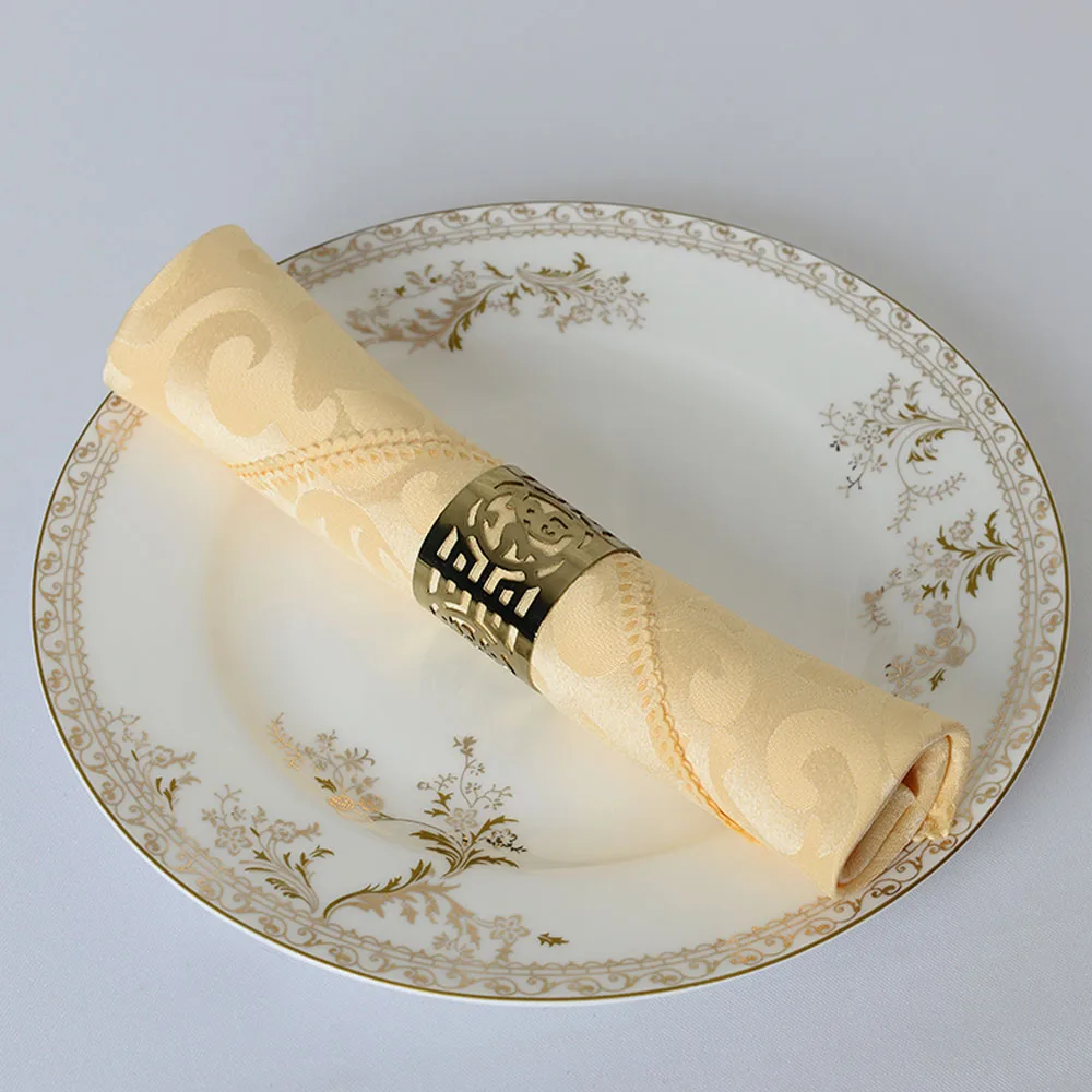 

100pcs High Quality Wedding Birthday Party Decorative Handkerchief Square Cloth Hotel Restaurant Dinner Table Napkin Polyester