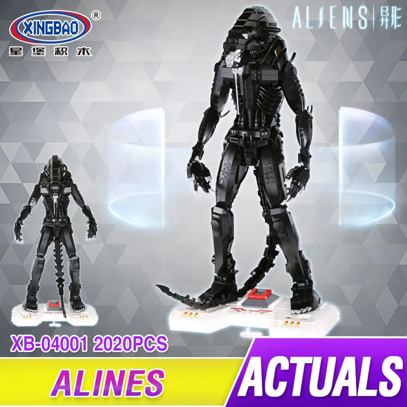 

XingBao 04001 2020Pcs Genuine Creative Movie Series The Alien Robot Block Set Children Educational Building Blocks Bricks Toy