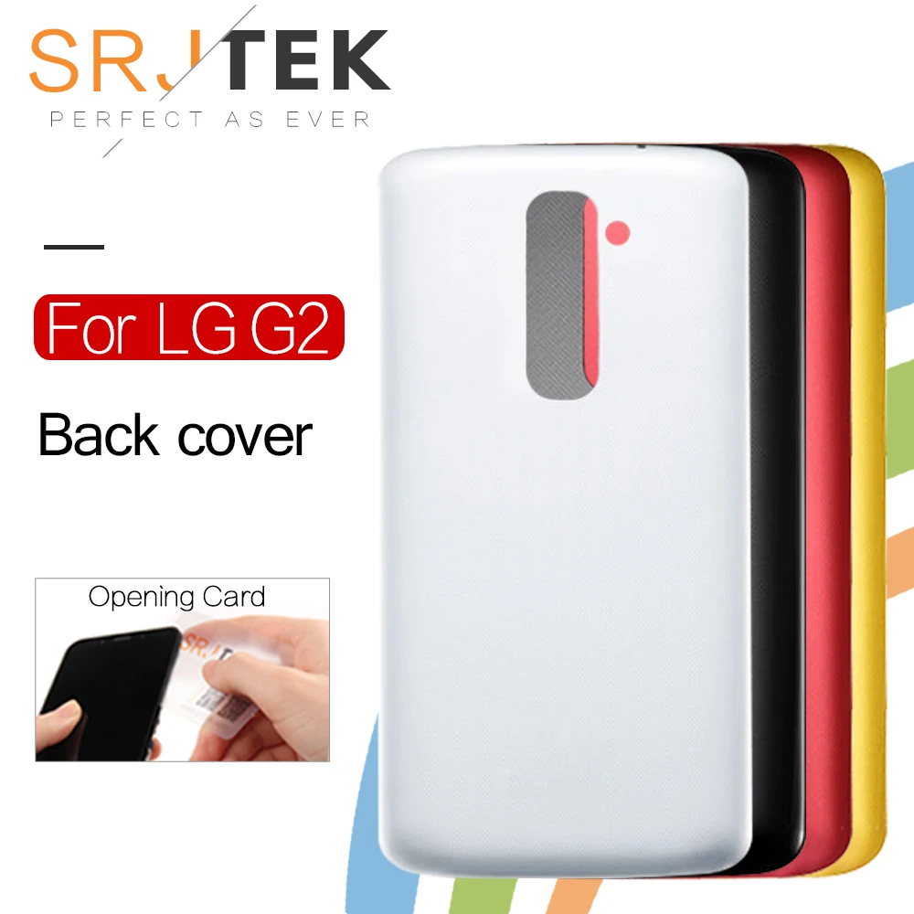 SRJTEK крышка батареи для LG G2 задний корпус задняя дверь с NFC антенной D802 запасные