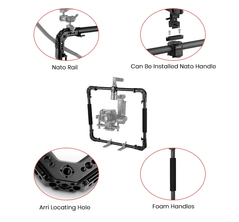 SmallRig ручное кольцо для DJI Ronin/Ronin M/Ronin MX Стабилизатор-2068