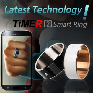 Black white Smart Rings Wear Jakcom new technology Magic jewelry For HTC Moto Nokia LG IOS Android WP Windows