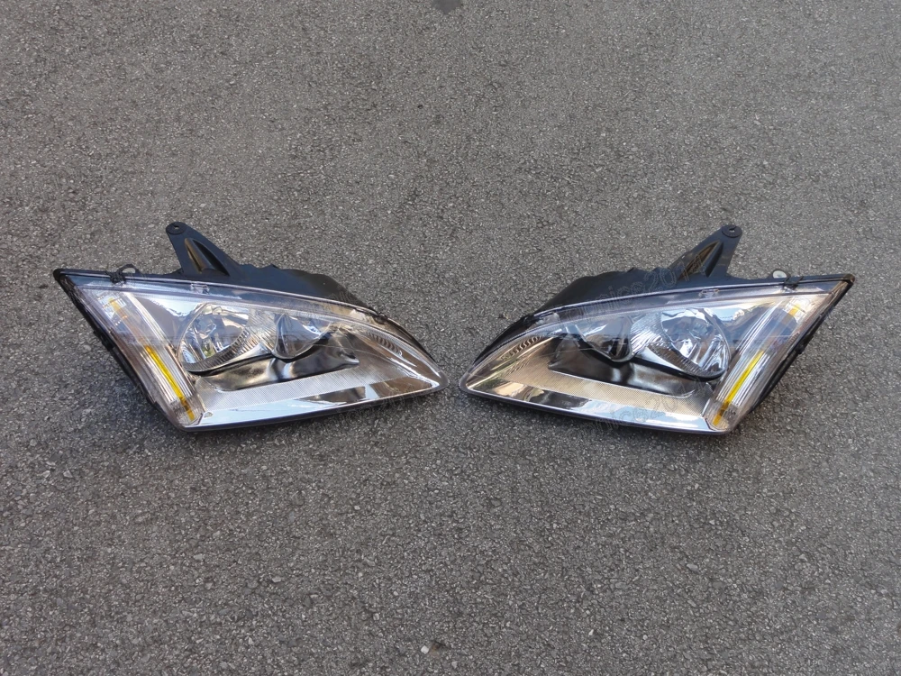 1Pair Car Styling Headlights Head Lamps Front Bumper head light Driver and Passenger Side For Ford