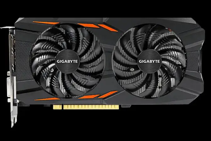  The new N1050WF2OC-2GD for Gigabyte GTX1050 graphics card 258bit DDR5 