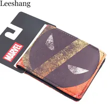 Marvel Deadpool Wallet European And American Style Fashion Animation Leather Wallet Monederos cartera Mujer Hombre Card Holder