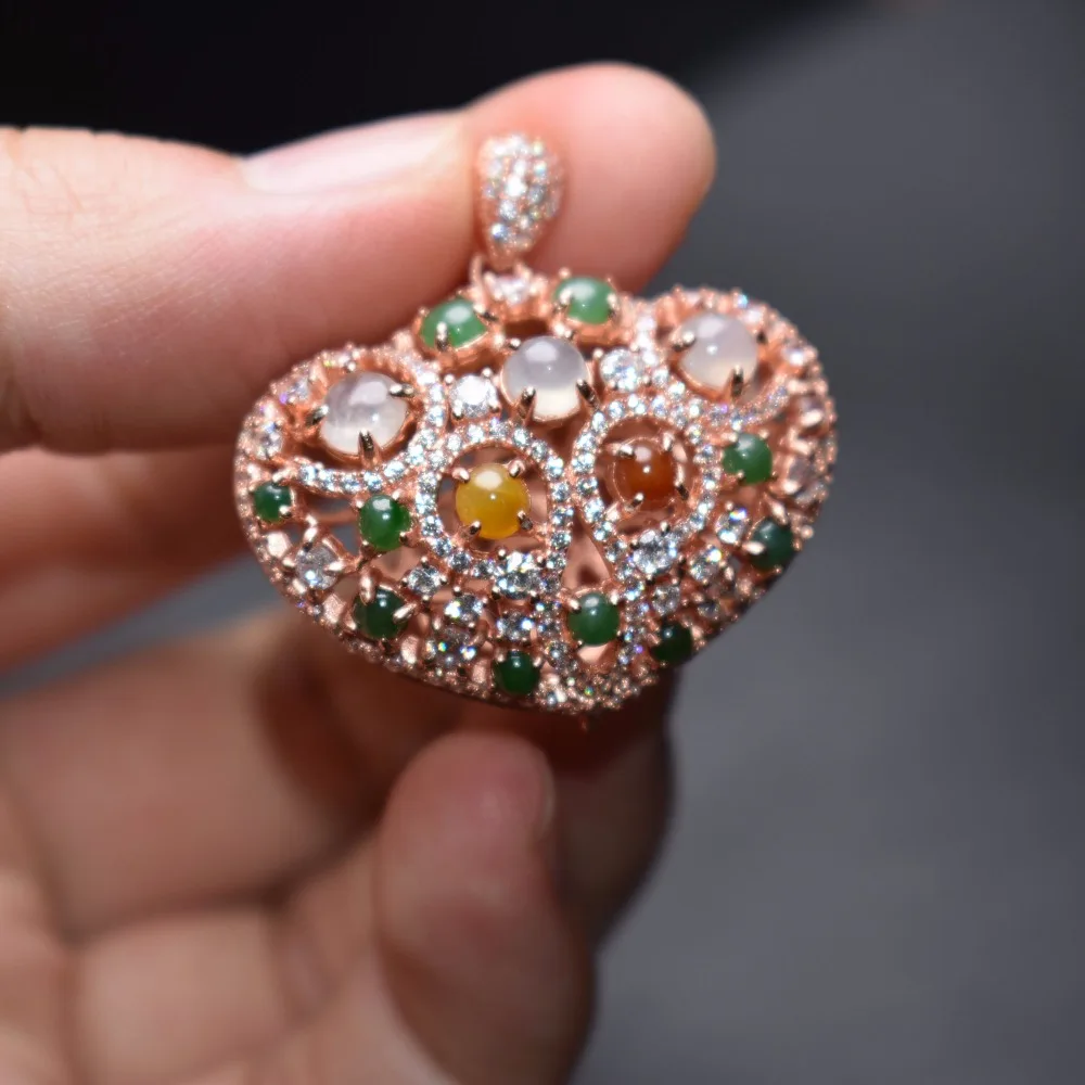 Fine Jewelry Real 925 Steling Silver s925 Myanmer Origin 100% Natural