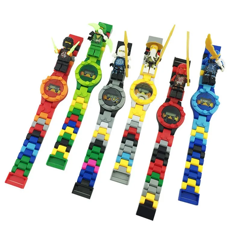 Совместимость с LegoINGS Clock LegoINGLY NinjagoINGLY Блоки для кирпичей без коробки Оригинальные