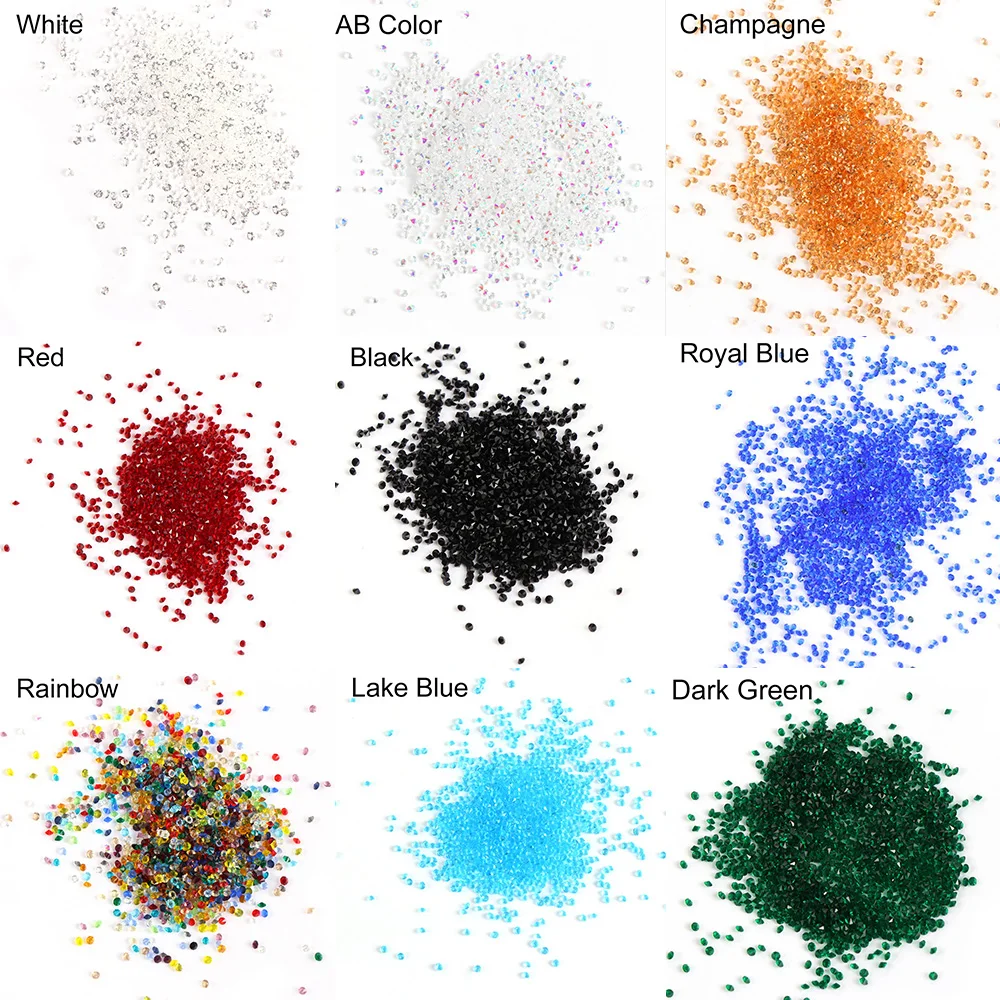 1440 шт./пакет 1,1 мм CZ Micro Стразы конический Стразы мини ногтей Стразы нейл-арта украшения Свободные Стразы