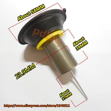 23 9MM diameter vacuum diaphragm plunger assembly motorcycle carburetor GY6 150CC PD26J QMI152 157 engine