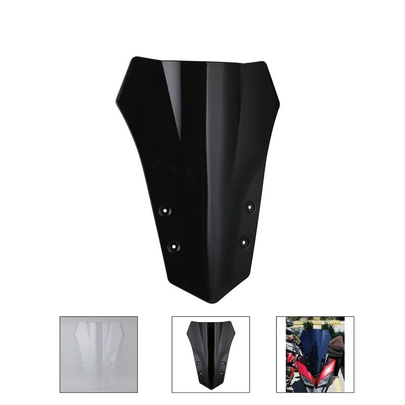 Лобовое стекло мотоцикла экран для Yamaha FJ 09 FJ09 MT09 MT Tracer 2015 2016 2017 двойной