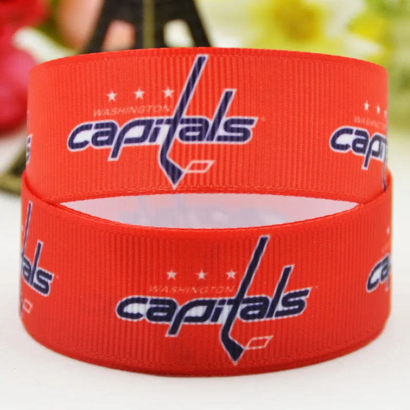 7/8'' (22mm)sport team ball printed Grosgrain Ribbon party decoration