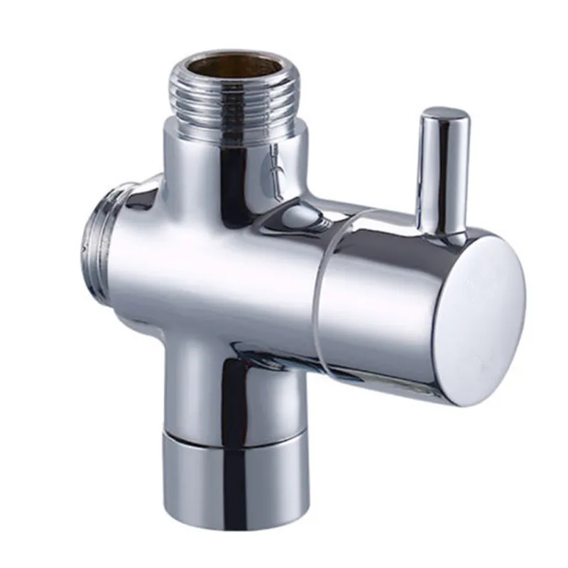 Premium G1/2 Multi function 3 Way Shower Faucet Diverter with Shut off