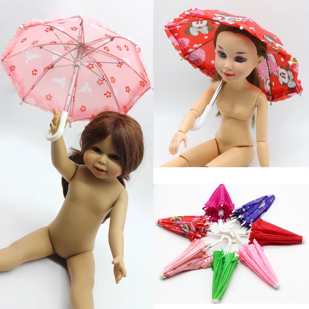 Beautiful umbrella is suitable for 18 inch American girl doll accessories is to give the child
