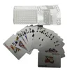 One Deck Silver Foil Poker Euros Style Plastic Poker Playing Cards Waterproof Cards Good Price Gambling Board game GYH ► Photo 3/4