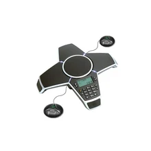 A500EE Um PSTN Telefone Reunião com Extensão 2 Pequenos Microfones para Sistema de Conferência de áudio de Som