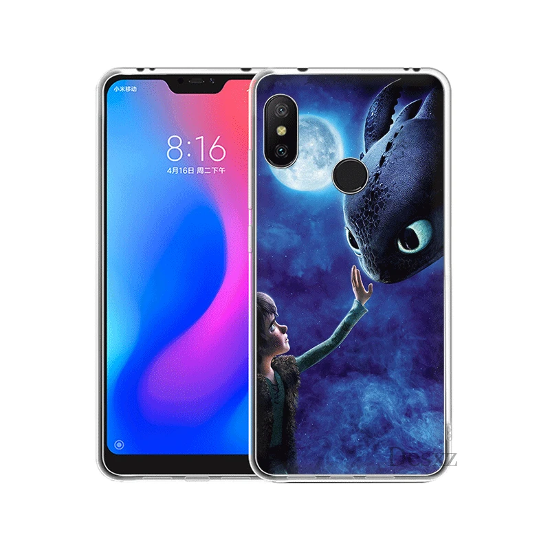 Чехол чехол для Xiaomi mi 5 5S 6 5X6X8 SE A1 A2 x 2 S F1 Lite Беззубик приручить дракона Жесткий