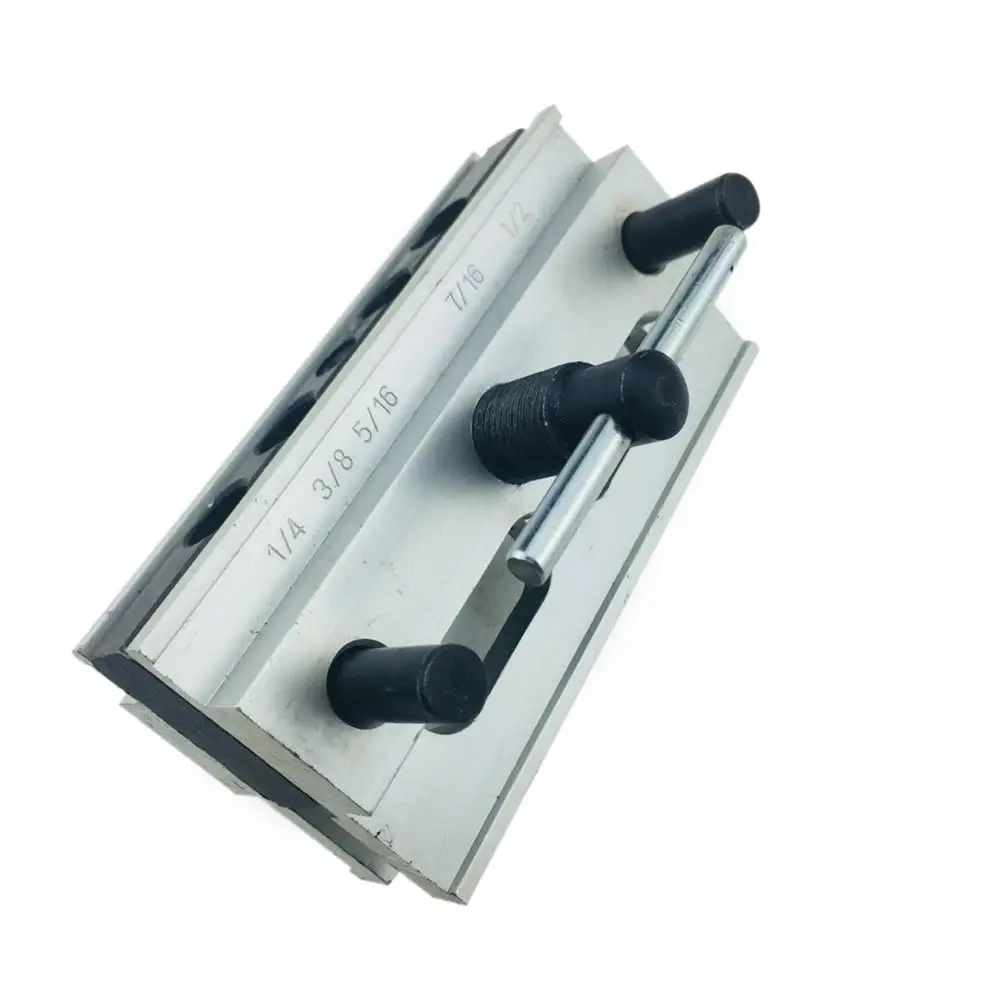 

50mm Round Wood Dowel Drilling Positioner Woodworking Tool Doweling Holes Vertical Clamping Tool Drill Sleeve