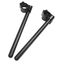 Cafe Racer руль для гоночного мотоцикла, настраиваемый, CNC 31/32/33/35/37/39/41/45/48/49/50/51 мм на зажиме Ons, вилка, рукоятки