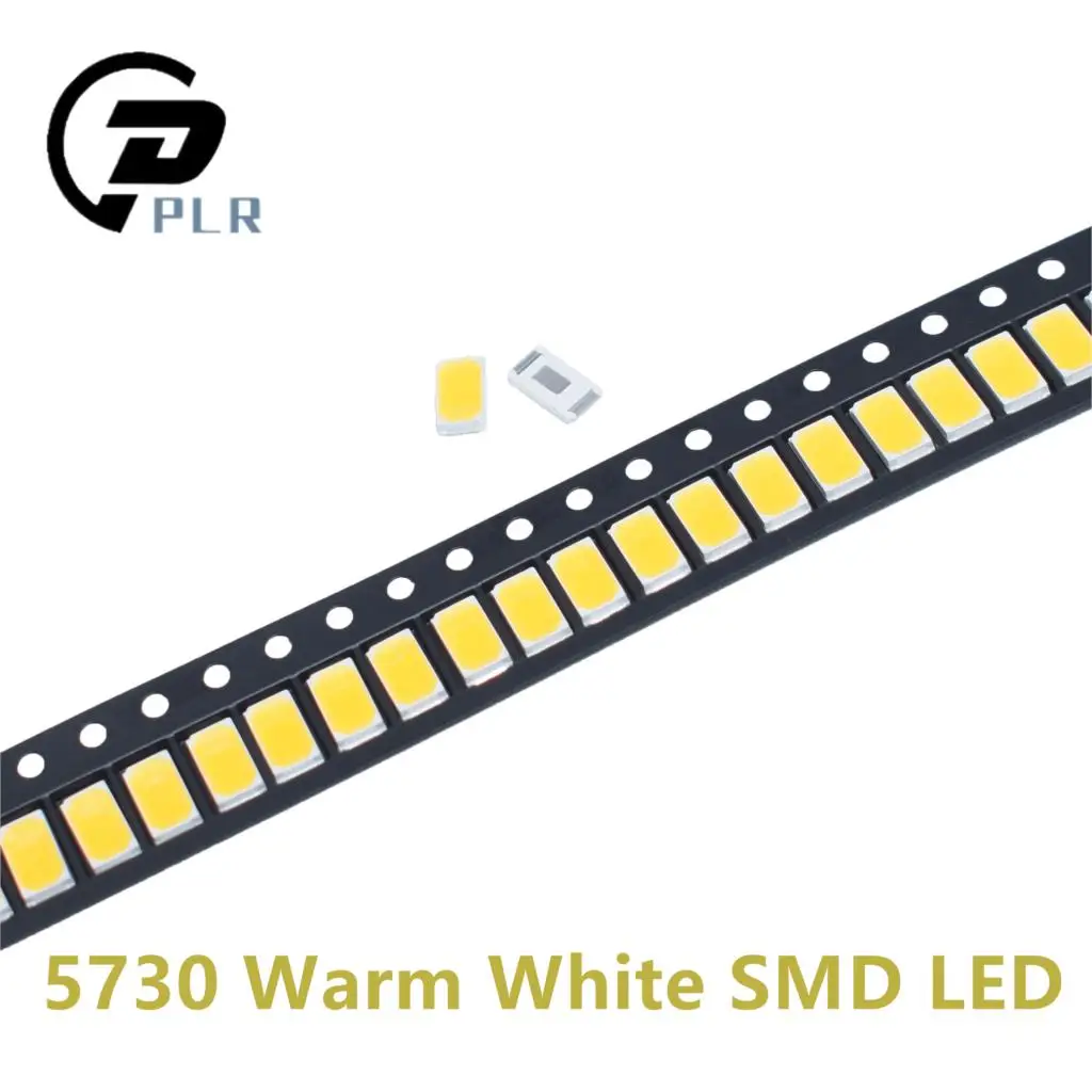 4000 шт. 5730 SMD СВЕТОДИОДНЫЙ WW 5630 теплый белый 5 7*3 0 мм 40-60 лм мА диод Вт | Лампы и