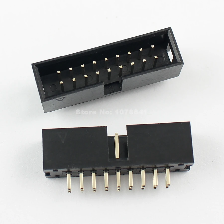 10 шт. 2 54 мм 2x9 Pin 18 прямой Штекерный корпус PCB Box header IDC разъем | Обустройство дома
