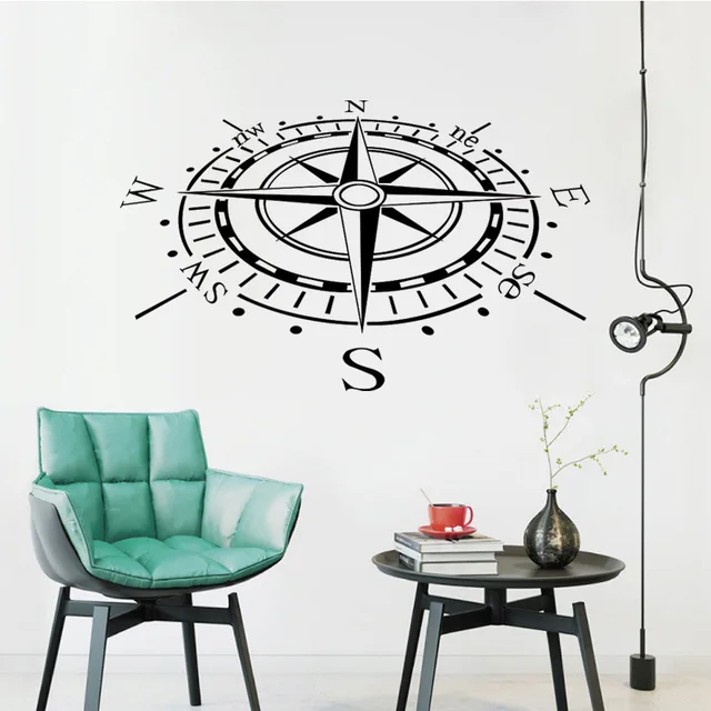 Comp Vinyl Decal Sticker Car Boat Window Wall Nautical Sailing Comp Vinyl Decal Sticker Car Boat Window Wall Nautical Sailing Anchor Ship Stickers Home