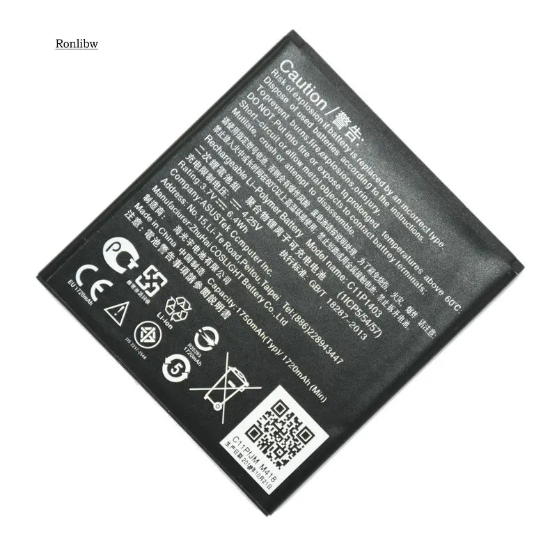 Аккумулятор Ronlibw C11P1403 для смартфонов Asus ZenFone4.5 ZenFone 4 5 A450|Аккумуляторы мобильных