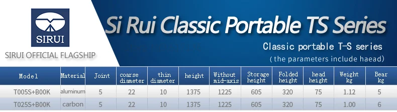 SIRUI T025SK B00K 01-4