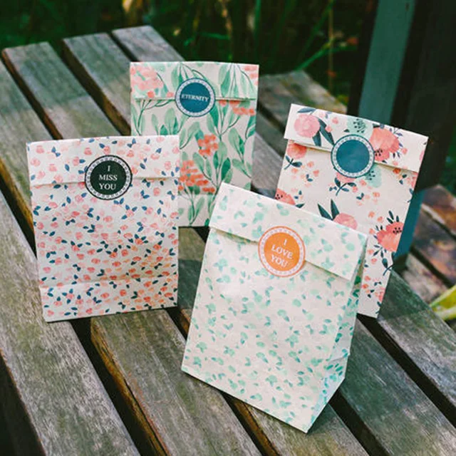 4pc set floral folded