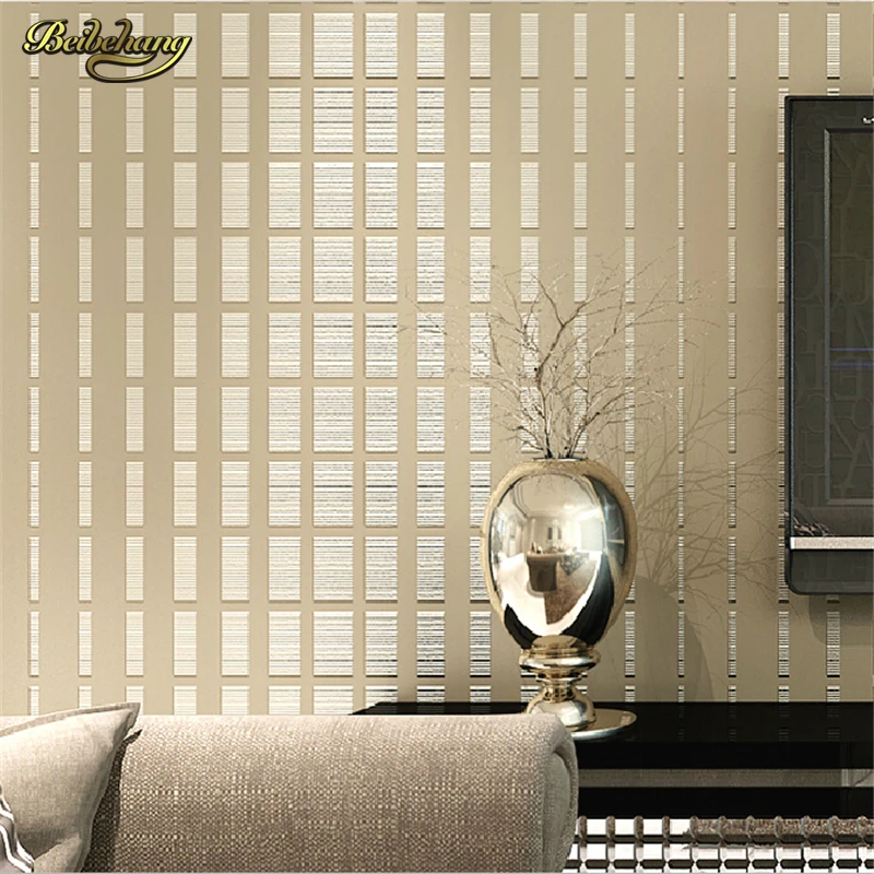 beibehang Modern Mosaic Stereo 3D Wallpaper Relief Striped Background Wallpaper Living Room Bedroom TV Wall 3D Modern Wall Paper beibehang vertical stripes wallpaper 3d wallpaper bedroom living room corridor room restaurant modern minimalist wall paper