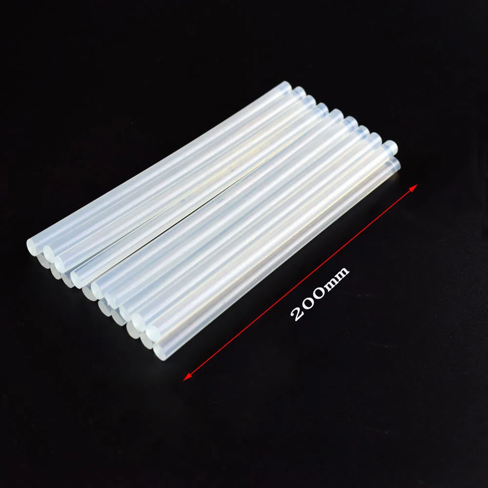 Hot melt glue gun 20pcs 7*200mm hot melt glue sticks for electric glue gun craft repair