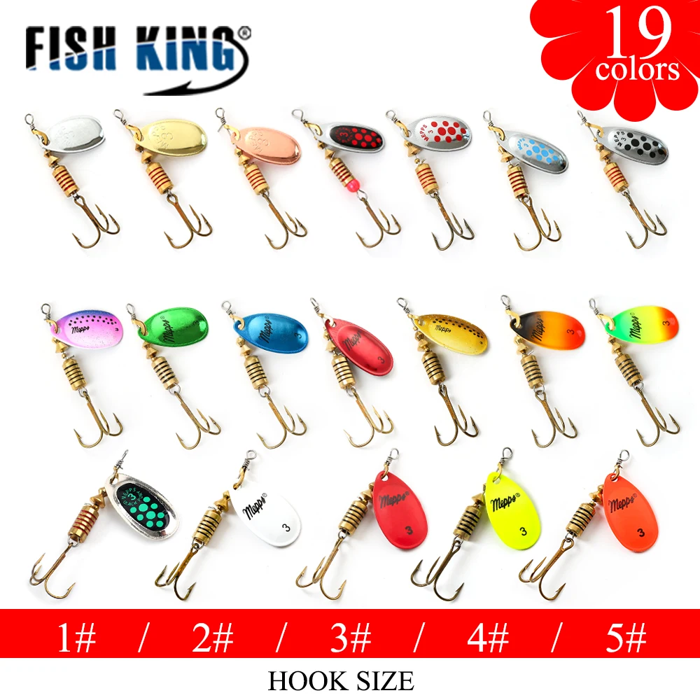 3pcs 1 5 mepps spinner bait fishing lures spoon hard mepps spinner size chart