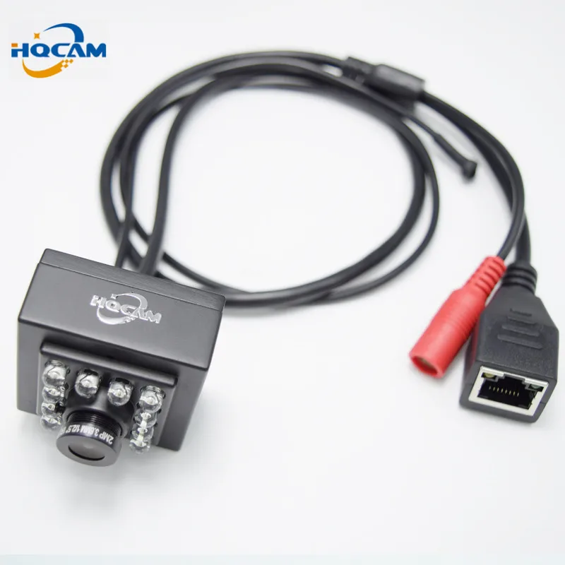 HQCAM 720P Мини ИК 940nm светодиоды 1.0мп Onvif камера видеонаблюдения Ip микрофон аудио HI3518E