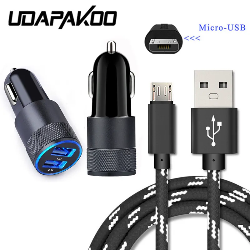 micro black_ car charger