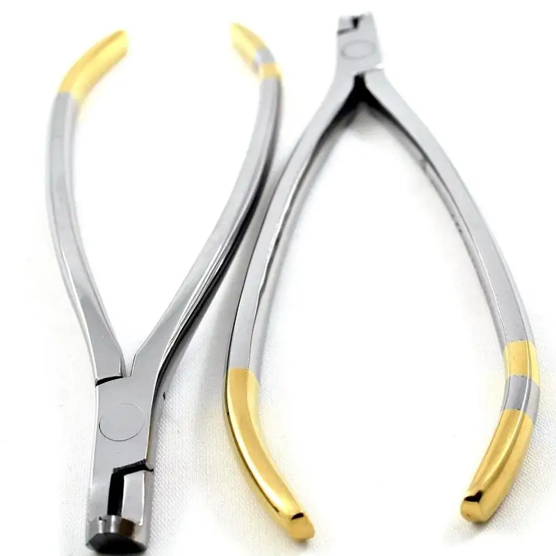 

2pcs Dentist Pliers Distal End Cutter Dental Filaments Tungsten Carbide Inserts Brand Jaws Arch Cutting Orthodontic Instruments