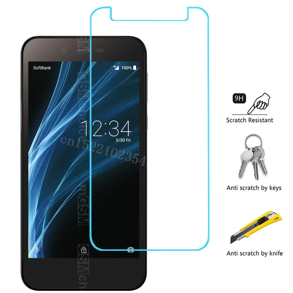 Защитное закаленное стекло с защитой от царапин для Sharp Aquos sense Basic Защитная пленка
