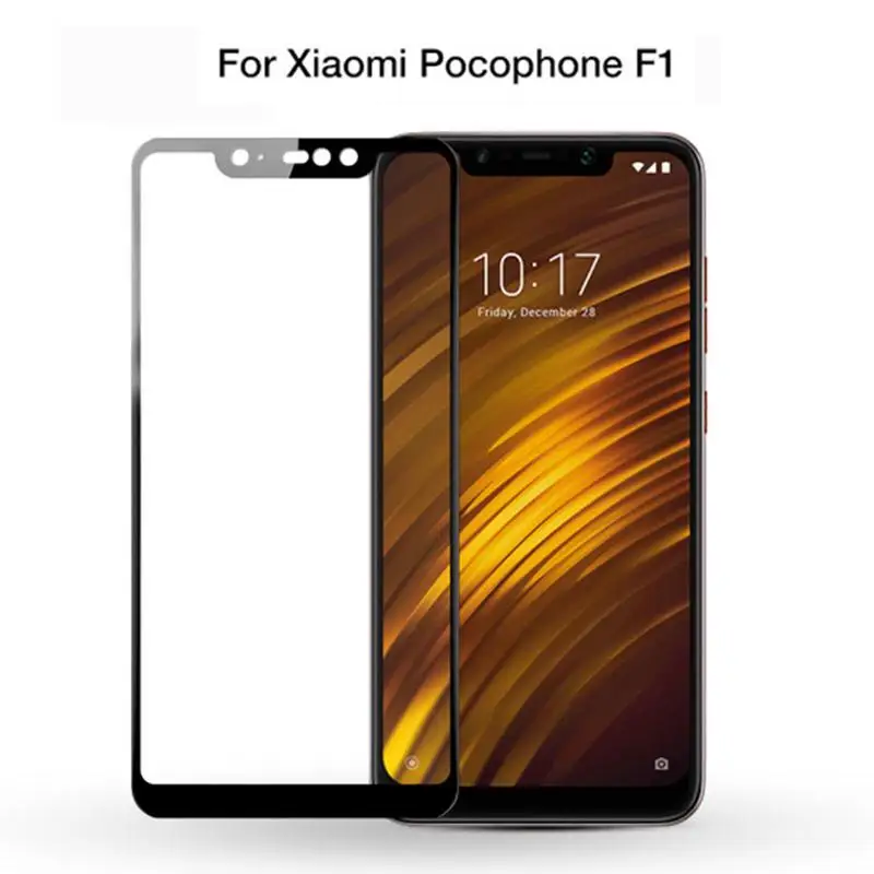 2.5D полное покрытие для Xiaomi Pocophone F1 Mi poco Sreen защитное стекло на Galss пленка 6