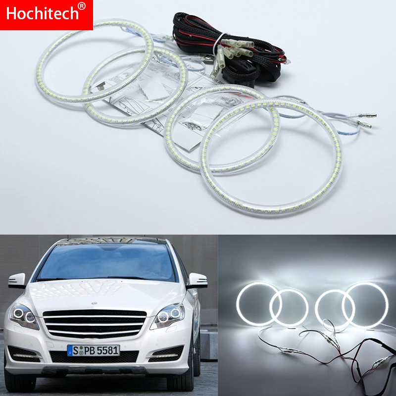 Ультраяркий SMD белый светодиодный кольцевой светильник для Mercedes Benz R Class W251 R300 R320