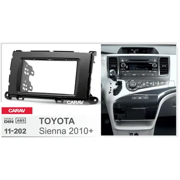 

Radio Fascia for TOYOTA Sienna 2010-2014 Double Din Radio DVD Stereo CD Panel Dash Mount CARAV 11-202
