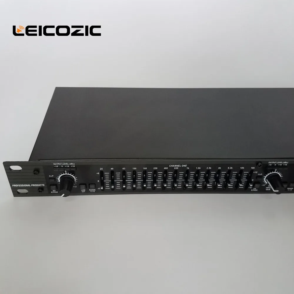 Leicozic EQ215 двухканальный 2x15 полосный стерео эквалайзер профессиональный графический эквалайзер Аудио Эффект prcessor оборудование эквалайзер