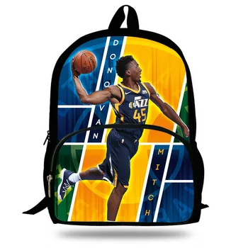

16-inch Mochila School Kids Backpack donovan mitchell Printing Children School Bags Boys Teenage Girls Backpacks