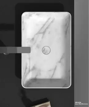 Price BATHROOM ABOVE COUNTER TOP Vessel Sink Natural Stone Rectangular Carrara WASHBASIN 38543N