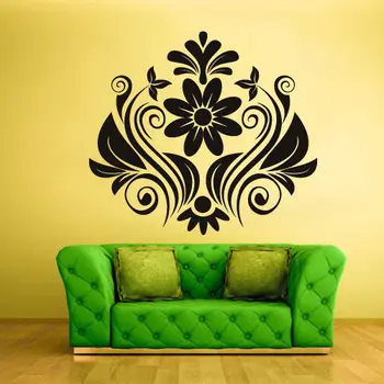 

Wall Decal Vinyl Sticker Decals Flower Flowers Fashion