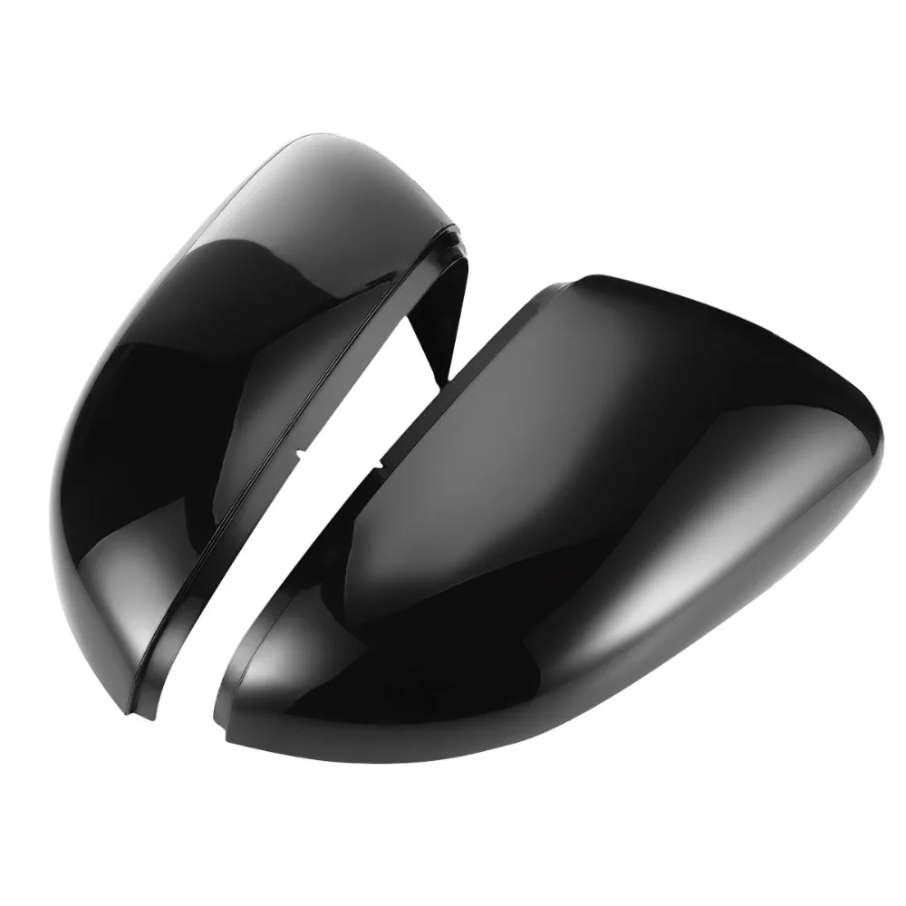 

2PCS Side Car Mirror Covers Caps for VW Golf 6 GTI 6 Golf 6 R MK6 R20 Touran Pair Wing RearView Mirror Case Cover Trim Cap Black